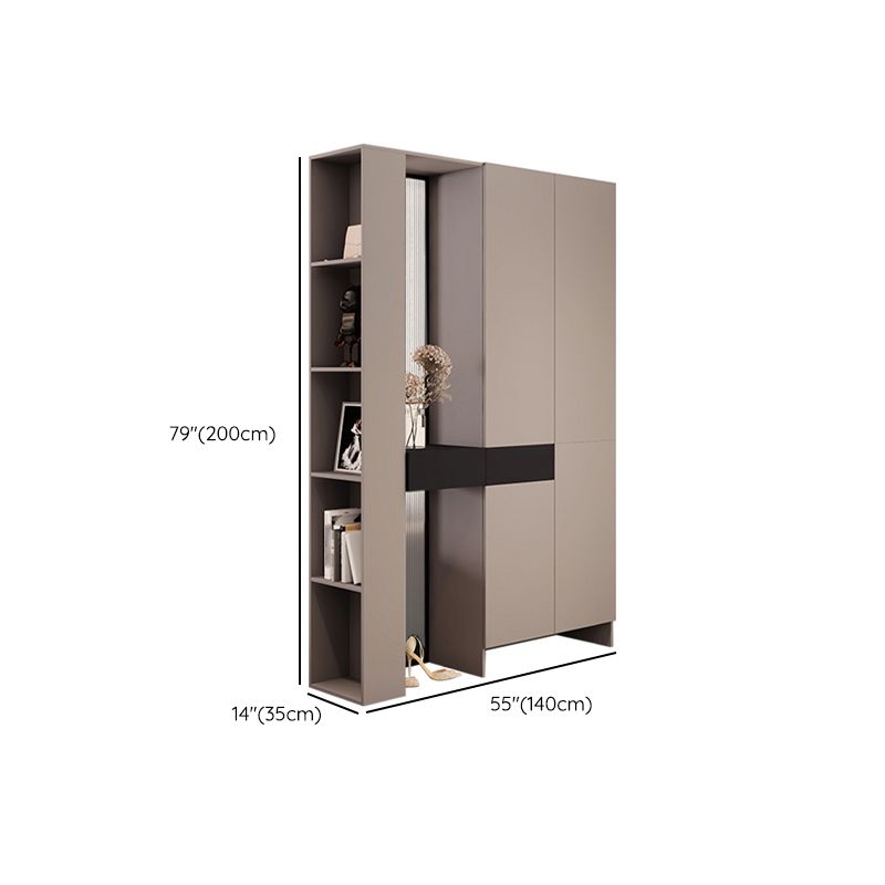 Modern Accent Cabinet Scratch Resistant and Stain Resistant Storage Cabinet with Doors Clearhalo 'Cabinets & Chests' 'cabinets_chests' 'furn' 'furn_cabinets_chests' 'Furniture' 'Living Room Furniture' 1200x1200_fe1a8bdf-b1c0-406b-9cef-7cfe8c3d7f54