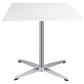 Solid Wood Dining Table Industrial Home Use Dining Table with Stainless Steel Base Clearhalo ' dining_table' 'Dining Tables & Seating' 'Dining Tables' 'Furniture' 'furniture_dining_table' 'Kitchen & Dining Furniture' 'kitchen&dining_furn' 'kitchen' 'kitchen_dining_table' 1200x1200_fe1dd03e-5f71-4ee8-8290-e5d7661c6924