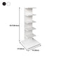 13.78"W Bookshelf Invisible Contemporary Style Bookcase for Office Home