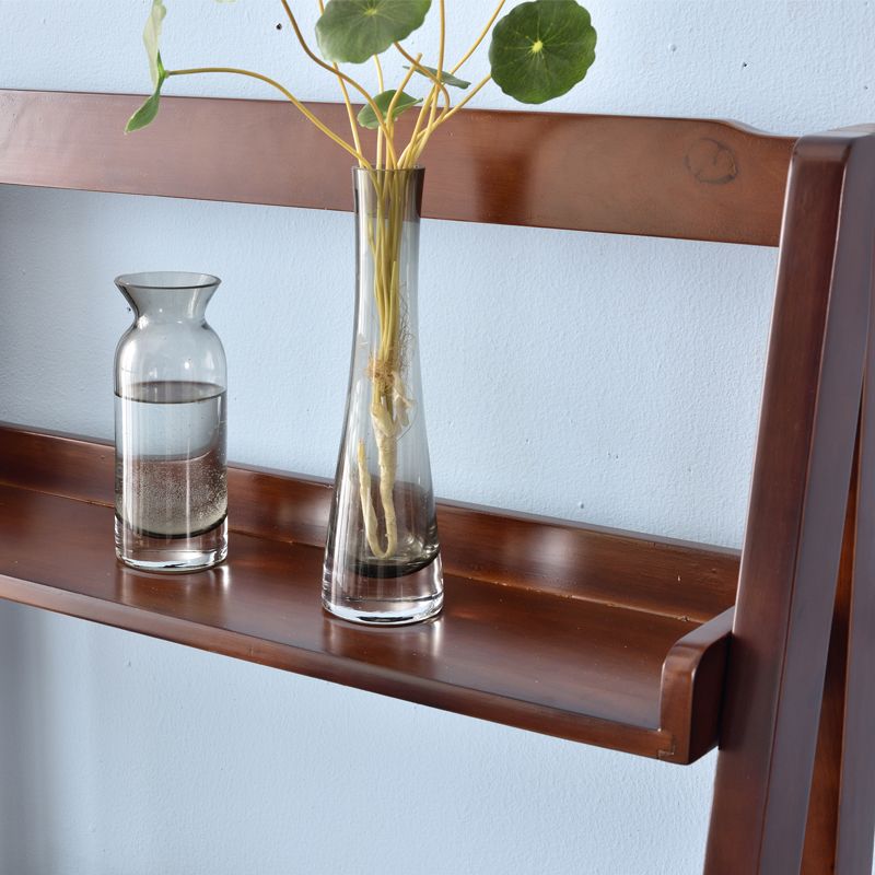 Contemporary Style Ladder Bookcase Wooden Vertical Open Back Book Shelf Clearhalo 'Bookcases' 'furn' 'furn_bookcases' 'Furniture' 'furniture_bookcases' 'Office Furniture' 1200x1200_fe232151-3a85-4a69-bab5-3824c47e0d78