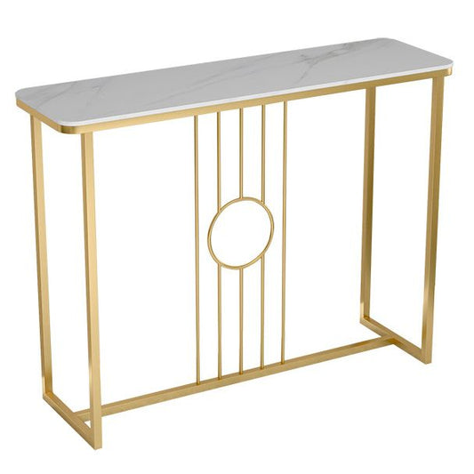 Contemporary Console Accent Table Antique Finish Rectangle Sofa Console Table