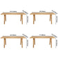 Simple Pine 4 Legs Dining Table Solid Wood Rectangle Furniture for Home Clearhalo ' dining_table' 'Dining Tables & Seating' 'Dining Tables' 'furn' 'furn_dining_table' 'Furniture' 'furniture_dining_table' 'Kitchen & Dining Furniture' 'kitchen&dining_furn' 'kitchen' 'kitchen_dining_table' 1200x1200_fe296135-3851-493c-b018-3bc282eb83f9