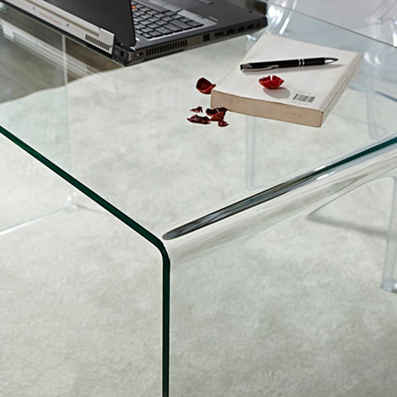 30 "h現代のオフィスデスクアクリル長方形のライティングデスク