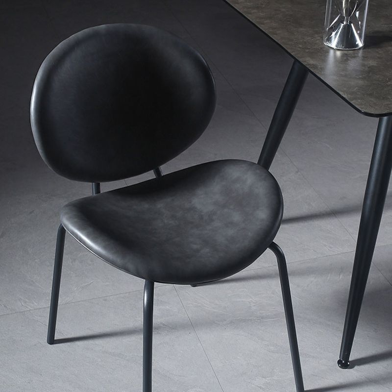 Contemporary Style Side Chair Leather Dining Chair for Dining Room Clearhalo 'Dining Chairs' 'Dining Tables & Seating' 'dining_chair' 'furn' 'furn_dining_chair' 'Furniture' 'Kitchen & Dining Furniture' 1200x1200_fe29ff68-756c-4844-8d06-dfb7a04cffe3