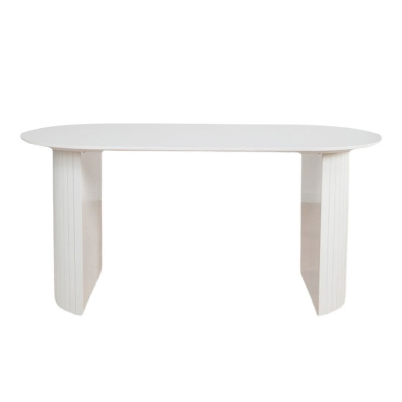 Irregular Shape Dining Table for Restaurant Solid Wood Island Table with Double Pedestal Clearhalo 'Dining Tables & Seating' 'Dining Tables' 'dining_table' 'furn' 'furn_dining_table' 'Furniture' 'furniture_dining_table' 'Kitchen & Dining Furniture' 'kitchen' 'kitchen_dining_table' 1200x1200_fe2a3c04-0048-4a33-96d5-aa81563f9dad