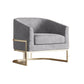 Contemporary 28" Wide Fixed Back Sloped Arms Sponge Barrel Chair Clearhalo 'Accent Chairs' 'accent_chairs' 'Chairs & Seating' 'furn' 'furn_accent_chairs' 'Furniture' 'Living Room Furniture' 1200x1200_fe2a7902-422e-4b47-b02f-83f1daa74866