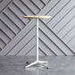 Industrial Aluminium Bar Dining Table Round Indoor Bistro Table with Engineered Wood Top Clearhalo 'Bar Furniture' 'Bar Tables' 'bar_tables' 'Furniture' 'furniture_bar_tables' 'Kitchen & Dining Furniture' 1200x1200_fe2c62c1-ca35-457c-a1c6-2f2b81270d31