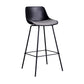 Industrial White Upholstered Barstool Black Indoor Tall Stool with Bucket Seat Clearhalo 'Bar Furniture' 'Bar Stools' 'bar_stools' 'furn' 'furn_bar_stools' 'furniture_bar_stools' 'Kitchen & Dining Furniture' 'kitchen&dining_furn' 'kitchen' 'kitchen_furn' Furniture' 1200x1200_fe2fc8b7-fe0e-4c2f-8817-c98275327953