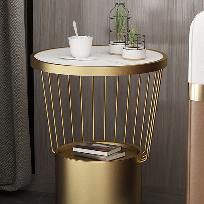 Round End Table Modern Minimalist Side End Table for Living Room Clearhalo 'Coffee & Accent Tables' 'End & Side Tables' 'end_side_tables' 'furn' 'furn_end_side_tables' 'Furniture' 'Living Room Furniture' 1200x1200_fe301a37-56b3-415a-8805-5e1006ff6e31