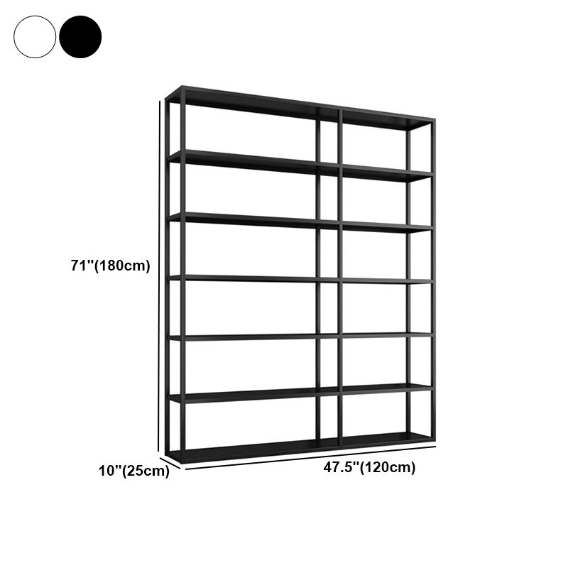 Modern Style Open Bookshelf Metal Etagere Bookcase for Office Clearhalo 'Bookcases' 'furn' 'furn_bookcases' 'Furniture' 'furniture_bookcases' 'kitchen' 'kitchen_bookcases' 'Living Room Furniture' 'Office Furniture' 1200x1200_fe34b854-6c87-4d71-838c-34ad173ac5a6