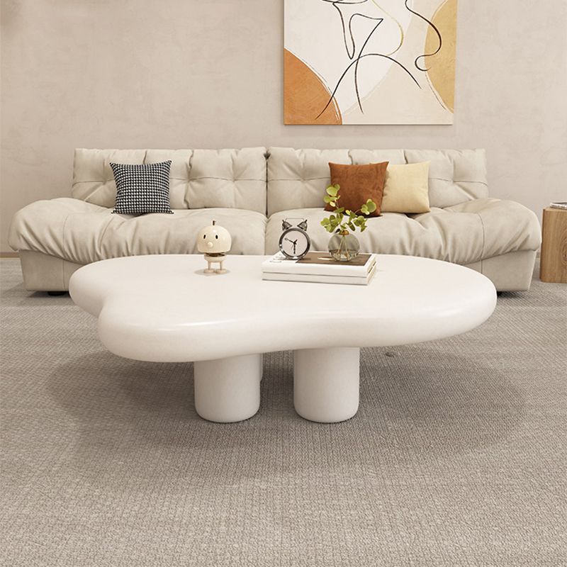 Wood Coffee Cocktail Table Geometric Coffee or End Table with 4 Legs