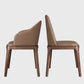 Contemporary Style Chair Wood Solid Back Dining Chair for Dining Room