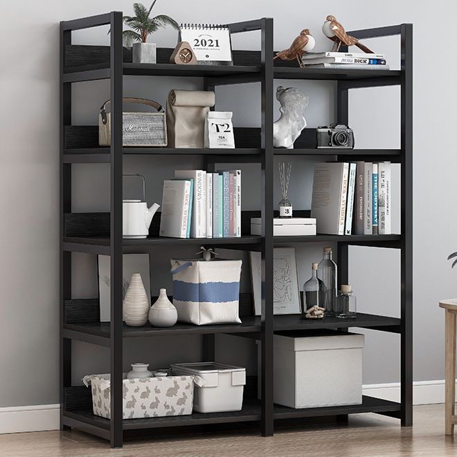 Offenes Metall -Holzbuchhandel Modern Home Wohnzimmer Bücherregal