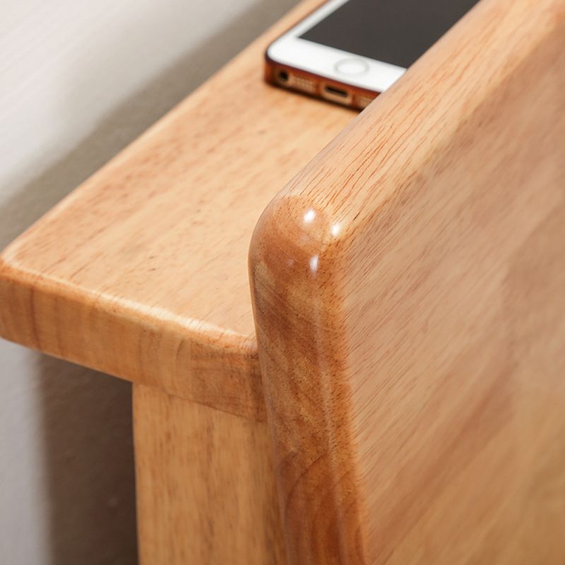 Bois massif scandinave avec tête de lit et nœud de pied du panneau