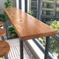 Modern Solid Wood Pub/Bar Table Sled Natural Balcony Bar Dining Table, Only Table Clearhalo 'Bar Furniture' 'Bar Tables' 'bar_tables' 'furn' 'furn_bar_tables' 'Furniture' 'furniture_bar_tables' 'Kitchen & Dining Furniture' 1200x1200_fe3eae21-f709-4da2-8056-18a78d2b0b4b
