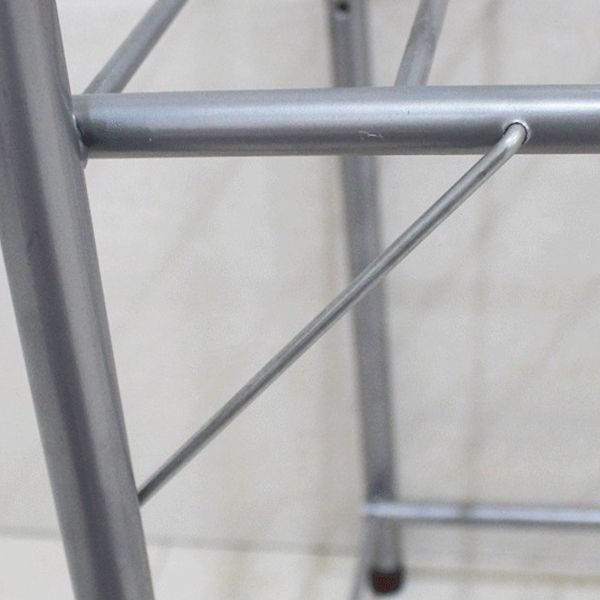 Contemporary Folding Wardrobe Cabinet Metal Frame Wardrobe with Shelves Clearhalo 'Armoires & Wardrobes' 'armoires_wardrobes' 'Bedroom Furniture' 'furn' 'furn_armoires_wardrobes' 'Furniture' 1200x1200_fe3fae11-6f9c-45aa-811f-40df073ff862