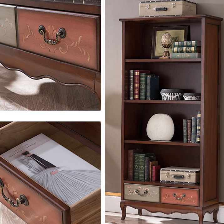 Industrial Brown Lacquered Cabinet 3-Door Cabinets, 70.9" Tall Clearhalo 'Cabinets & Chests' 'cabinets_chests' 'furn' 'furn_cabinets_chests' 'Furniture' 'Living Room Furniture' 1200x1200_fe407819-1f91-411f-b862-538792175f43