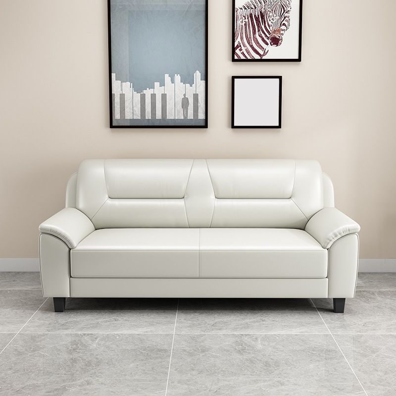 Pillow Top Arm Sofa 55.12"/70.87" W Faux Leather 3-Seat Loveseat Clearhalo 'furn' 'furn_sofas' 'Furniture' 'furniture_sofas' 'kitchen' 'kitchen_sofas' 'Living Room Furniture' 'Sofa' 'sofas' 1200x1200_fe429c21-fa6d-4b0b-b850-e6f54627e5cd