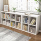 11.81"W Bookshelf Scandinavian Style Closed Back Bookcase for Home and Office