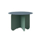 Mid-Century Modern Round Coffee Table with Iron Top and 4 Legs Clearhalo 'Coffee & Accent Tables' 'Coffee Tables' 'coffee_tables' 'furn' 'furn_coffee_tables' 'Furniture' 'Living Room Furniture' 1200x1200_fe448bc5-88af-428a-bd81-cde5c557b809