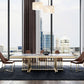 Glam Rectangle Shape Marble Dining Table Standard Dining Table for Kitchen Clearhalo ' dining_table' 'Dining Tables & Seating' 'Dining Tables' 'furn' 'furn_dining_table' 'Furniture' 'furniture_dining_table' 'Kitchen & Dining Furniture' 'kitchen&dining_furn' 'kitchen' 'kitchen_dining_table' 1200x1200_fe44ab1c-53eb-4428-8bee-dae16b62774c