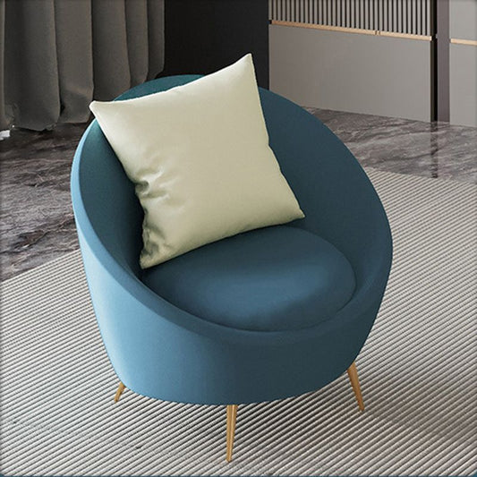 Zeitgenössischer Kunstledertuxedo -Armsofa enge Rückensofa mit Kissen