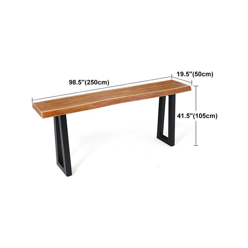 Industrial Dining Rectangle Table Wooden Bar Counter Table for Kitchen Clearhalo 'Bar Furniture' 'Bar Tables' 'bar_tables' 'furn' 'furn_bar_tables' 'Furniture' 'furniture_bar_tables' 'Kitchen & Dining Furniture' 1200x1200_fe489434-777e-4673-b5d9-2125182292da