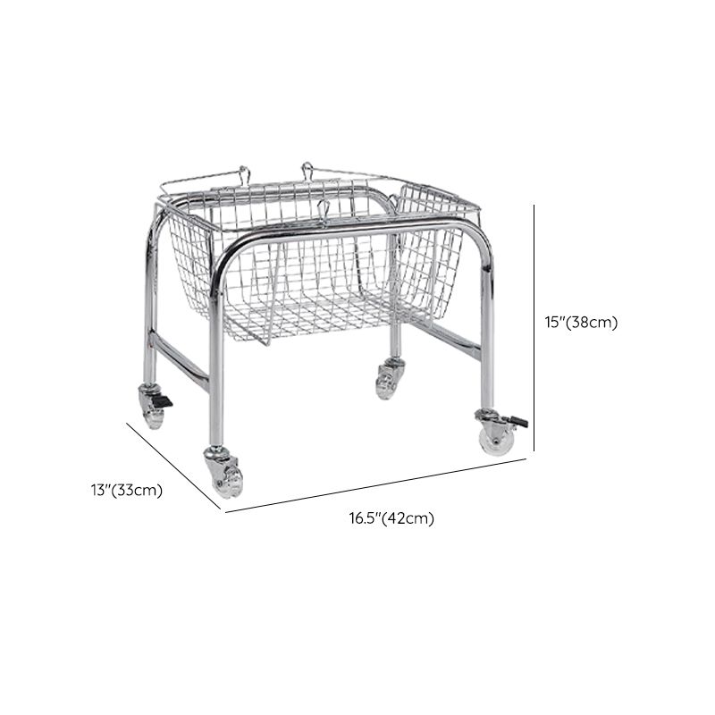 Mesa de extremo lateral móvil en metal con ruedas 4 patas mesa de base base