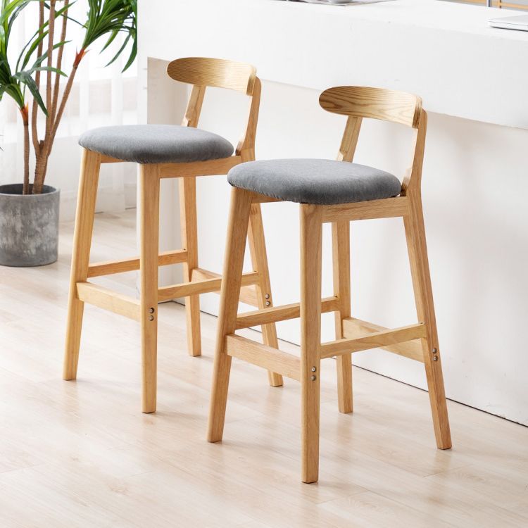 Modern Leather Bar Stool Low Back Low Back Rectangular Counter Stool with Wood Legs Clearhalo 'Bar Furniture' 'Bar Stools' 'bar_stools' 'furn' 'furn_bar_stools' 'furniture_bar_stools' 'Kitchen & Dining Furniture' 'kitchen&dining_furn' 'kitchen' 'kitchen_furn' Furniture' 1200x1200_fe4cf476-79d4-441d-91a1-746d94b2d6fa