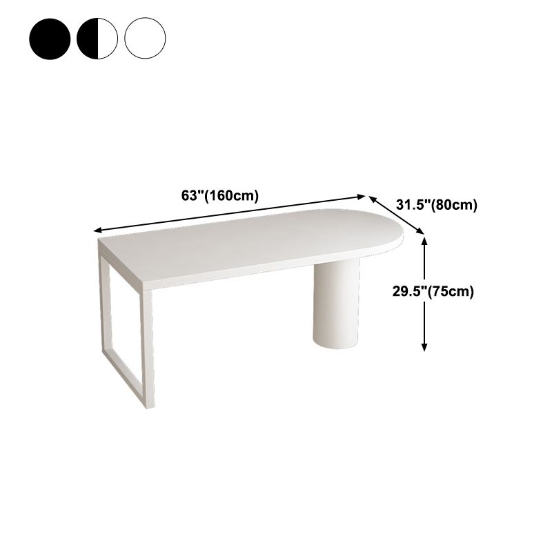 Free Form Table for Restaurant Modern Dining Table with Double Pedestal Base Clearhalo ' dining_table' 'Dining Tables & Seating' 'Dining Tables' 'furn' 'furn_dining_table' 'Furniture' 'furniture_dining_table' 'Kitchen & Dining Furniture' 'kitchen&dining_furn' 'kitchen' 'kitchen_dining_table' 1200x1200_fe4e5f69-7c0d-4fc6-9a70-e1f350491dee
