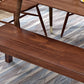 11.8" Wide Contemporary Seating Bench Solid Wood Bench with Squared Legs Clearhalo 'Benches' 'Chairs & Seating' 'furn' 'furn_benches' 'Furniture' 'Living Room Furniture' 1200x1200_fe4f7079-1de6-47e2-9f49-9801adbb9763