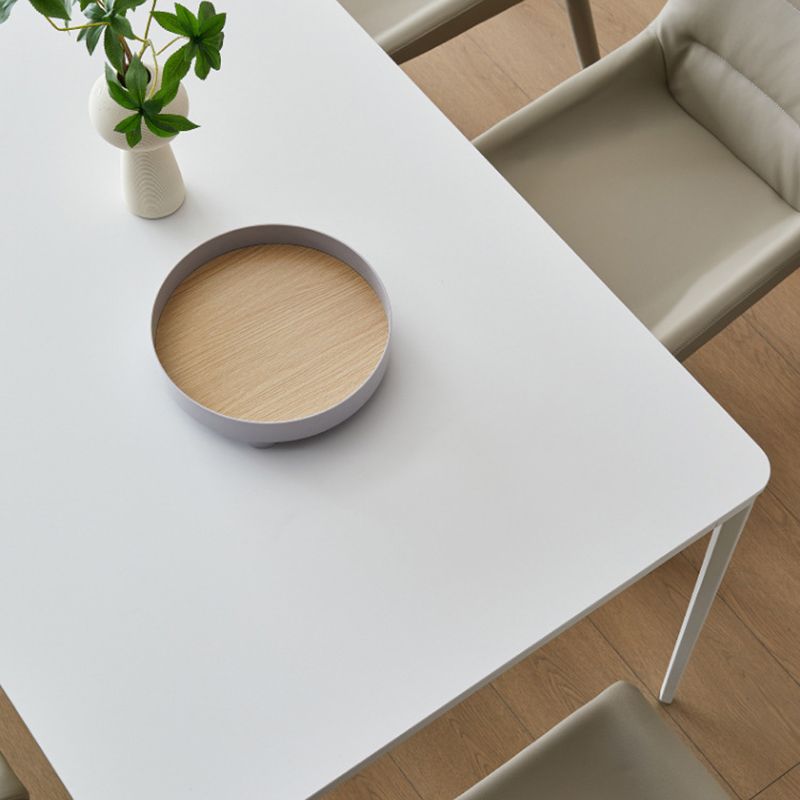 Designer Style 1/2/5/7 Pieces Dining Set Sintered Stone Dining Table with Leather Chairs Clearhalo 'Dining Room Sets' 'Dining Tables & Seating' 'dining_room_set' 'furn' 'furn_dining_room_set' 'Furniture' 'furniture_dining_room_set' 'Kitchen & Dining Furniture' 1200x1200_fe4fa4d3-050e-4b75-980d-49a5c643f1b9