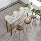 Gold Metal Base Dining Stools Low Back Round Bar Stools with Footrest Clearhalo 'Bar Furniture' 'Bar Stools' 'bar_stools' 'furn' 'furn_bar_stools' 'Furniture' 'Kitchen & Dining Furniture' 1200x1200_fe52006a-82d3-4af4-b7a6-a67710dceff3