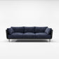 Stain Resistant Square Arm 3/4-Seat Sofa Extra Long Faux Leather Settee Clearhalo 'furn' 'furn_sofas' 'Furniture' 'furniture_sofas' 'kitchen' 'kitchen_sofas' 'Living Room Furniture' 'Sofa' 'sofas' 1200x1200_fe52a99a-03ee-4b39-b6a0-0a8c96d21de9