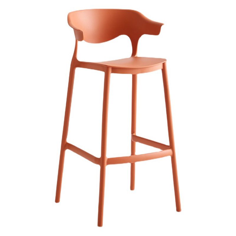 Stackable Plastic Indoor Counter Stools Low Back Scandinavian Style Bar Stools Clearhalo 'Bar Furniture' 'Bar Stools' 'bar_stools' 'furn' 'furn_bar_stools' 'furniture_bar_stools' 'Kitchen & Dining Furniture' 'kitchen&dining_furn' 'kitchen' 'kitchen_furn' Furniture' 1200x1200_fe549ae3-a3b1-408e-bc0d-3c091cf00af1