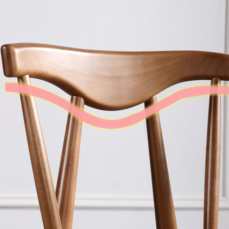 Sillas de estilo contemporáneas sillas sin brazos para cocina con patas de madera
