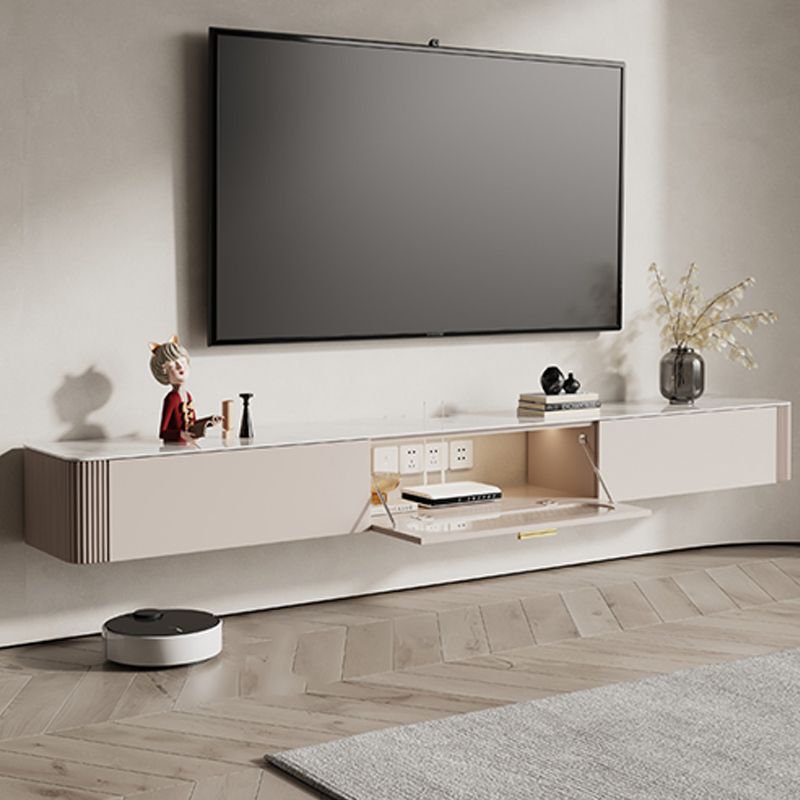 Armadio TV in ardesia Stile splendido Simple casa TV montata a parete console