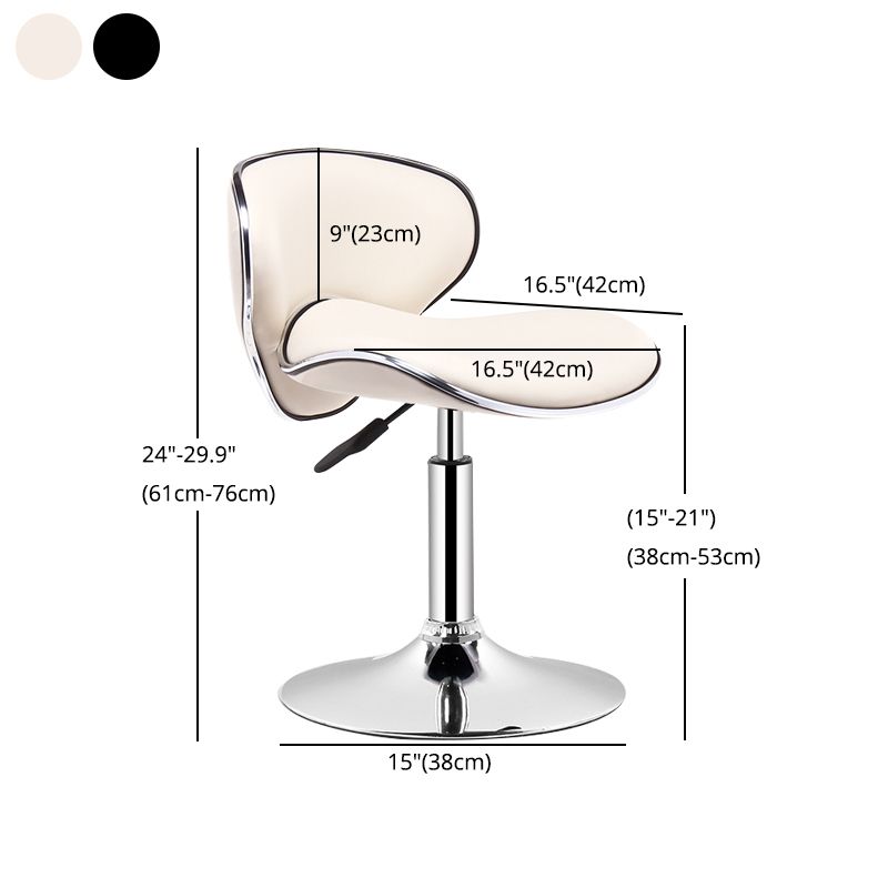 Modern Liftable Rotatable Counter Stool Steel Household Bar Stool with Pedal and Cushion Clearhalo 'Bar Furniture' 'Bar Stools' 'bar_stools' 'furn' 'furn_bar_stools' 'furniture_bar_stools' 'Kitchen & Dining Furniture' 'kitchen&dining_furn' 'kitchen' 'kitchen_furn' Furniture' 1200x1200_fe5ed0d5-4032-457b-a63f-e5bb7e909302
