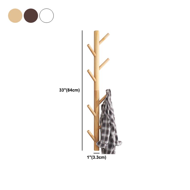 Crochet moderne du support de manteau nordique Kit d'entrée en bois