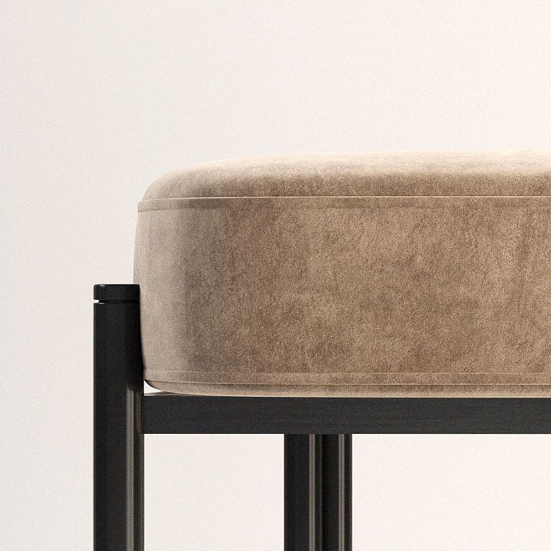 Contemporary Style Metal Dining Chairs Armless Dining Chairs for Kitchen Clearhalo ' kitchen&dining_furn' 'Dining Chairs' 'Dining Tables & Seating' 'dining_chair' 'furn' 'furn_dining_chair' 'Furniture' 'furniture_dining_chair' 'Kitchen & Dining Furniture' 'kitchen' 1200x1200_fe604020-9504-480d-a80e-20368cddf51b