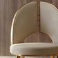 Silla de comedor lateral de cuero sinté de faux contemporáneo interiores