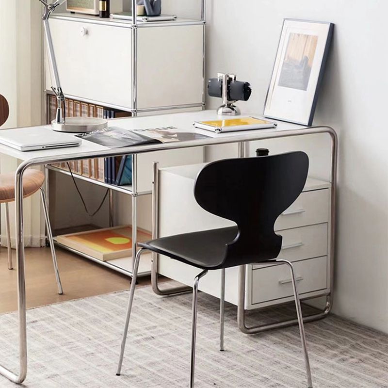 Metal and Wood Armless Dining Chairs Contemporary Side Chair Set Clearhalo 'Dining Chairs' 'Dining Tables & Seating' 'dining_chair' 'furn' 'furn_dining_chair' 'Furniture' 'Kitchen & Dining Furniture' 1200x1200_fe60cce0-c3c8-4d5b-90fa-7c5d8cf72b45