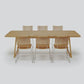 Rectangle Wood Color Dining Table Solid Wood Table Minimalist with Double Pedestal Clearhalo ' dining_table' 'Dining Tables & Seating' 'Dining Tables' 'furn' 'furn_dining_table' 'Furniture' 'furniture_dining_table' 'Kitchen & Dining Furniture' 'kitchen&dining_furn' 'kitchen' 'kitchen_dining_table' 1200x1200_fe610738-3144-45d4-9911-e895d850043c