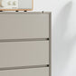 15.6-inch Width Contemporary Storage Chest Stone Dresser with 8 Drawers