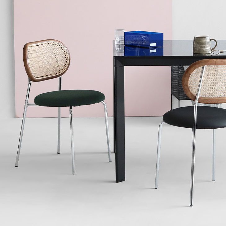 Modern Style Metal Chair Dining Armless Open Back Chairs for Kitchen Clearhalo 'Dining Chairs' 'Dining Tables & Seating' 'dining_chair' 'furn' 'furn_dining_chair' 'Furniture' 'furniture_dining_chair' 'Kitchen & Dining Furniture' 1200x1200_fe624916-cda6-453d-b2ab-b1bf001386a1