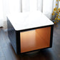 19" Wide Glam Corner Table Square Accent Side Table with Storage