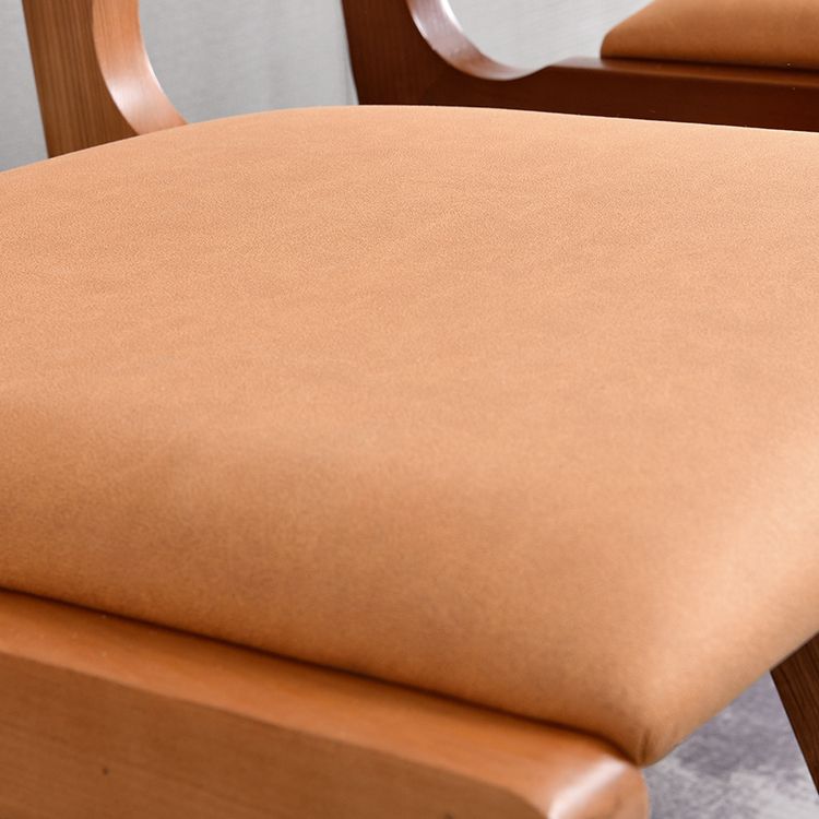 Traditionele stijl eetkamerstoel vast hout riet achterstoel voor thuis