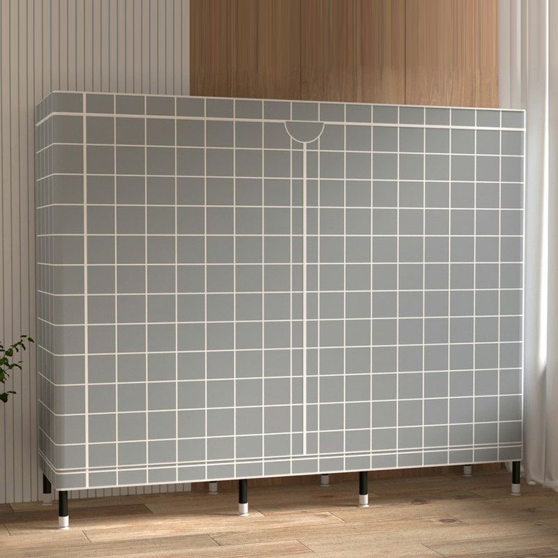 Armoire de garde-robe contemporaine avec étagères armoire en acier armoire