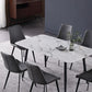 Modern Style Sintered Stone Rectangle Table Set 1/2/5/7 Pieces Dining Set Clearhalo 'Dining Room Sets' 'Dining Tables & Seating' 'dining_room_set' 'furn' 'furn_dining_room_set' 'Furniture' 'Kitchen & Dining Furniture' 1200x1200_fe702e51-44e1-4c17-9d57-5b5e754e79ce