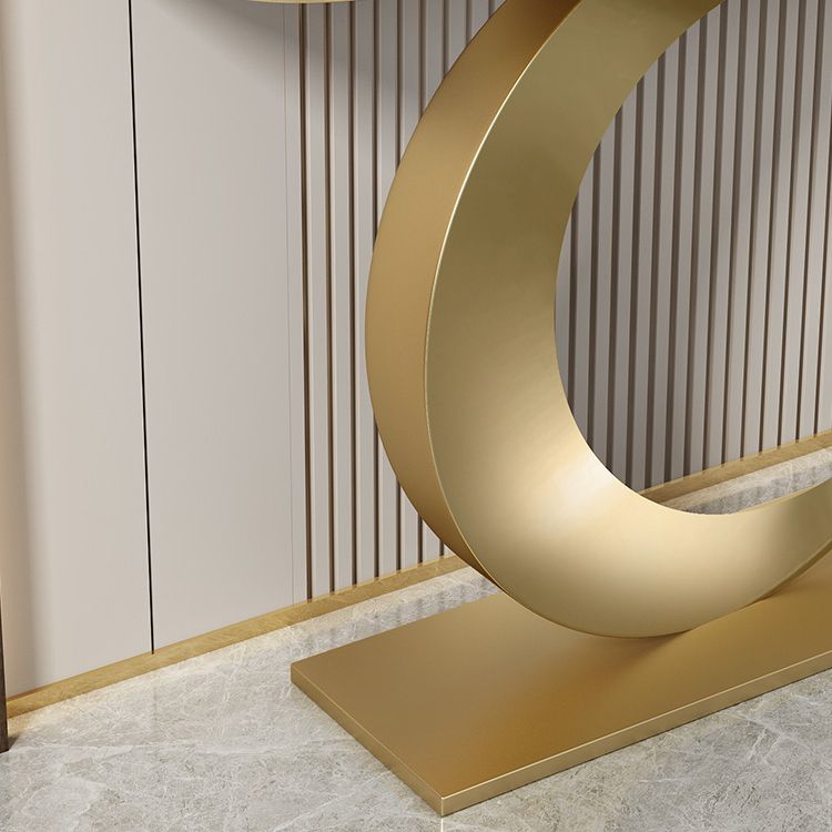 Tavolino console con console antico console con console glam di mezza luna